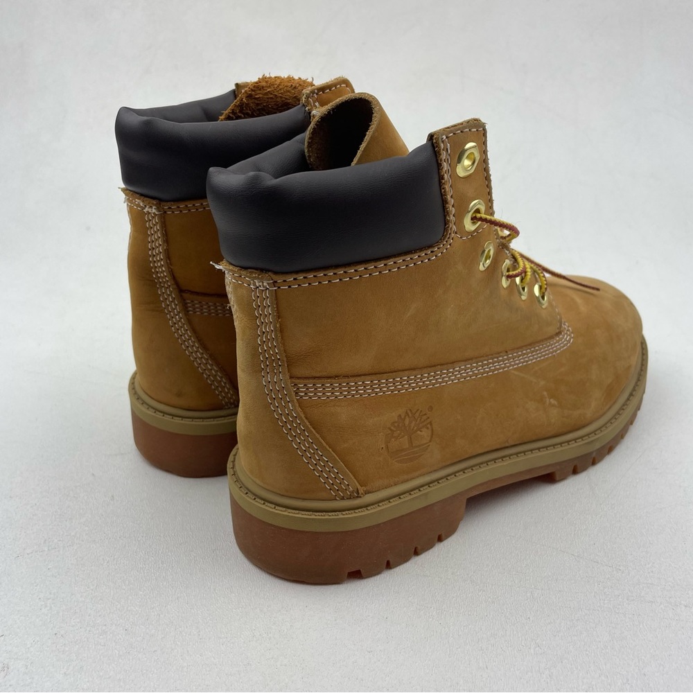 Timberland 6 Inch Premium Junior 'Wheat' Waterproof Boot - Size 4.5Y / 6W - Picture 4 of 8